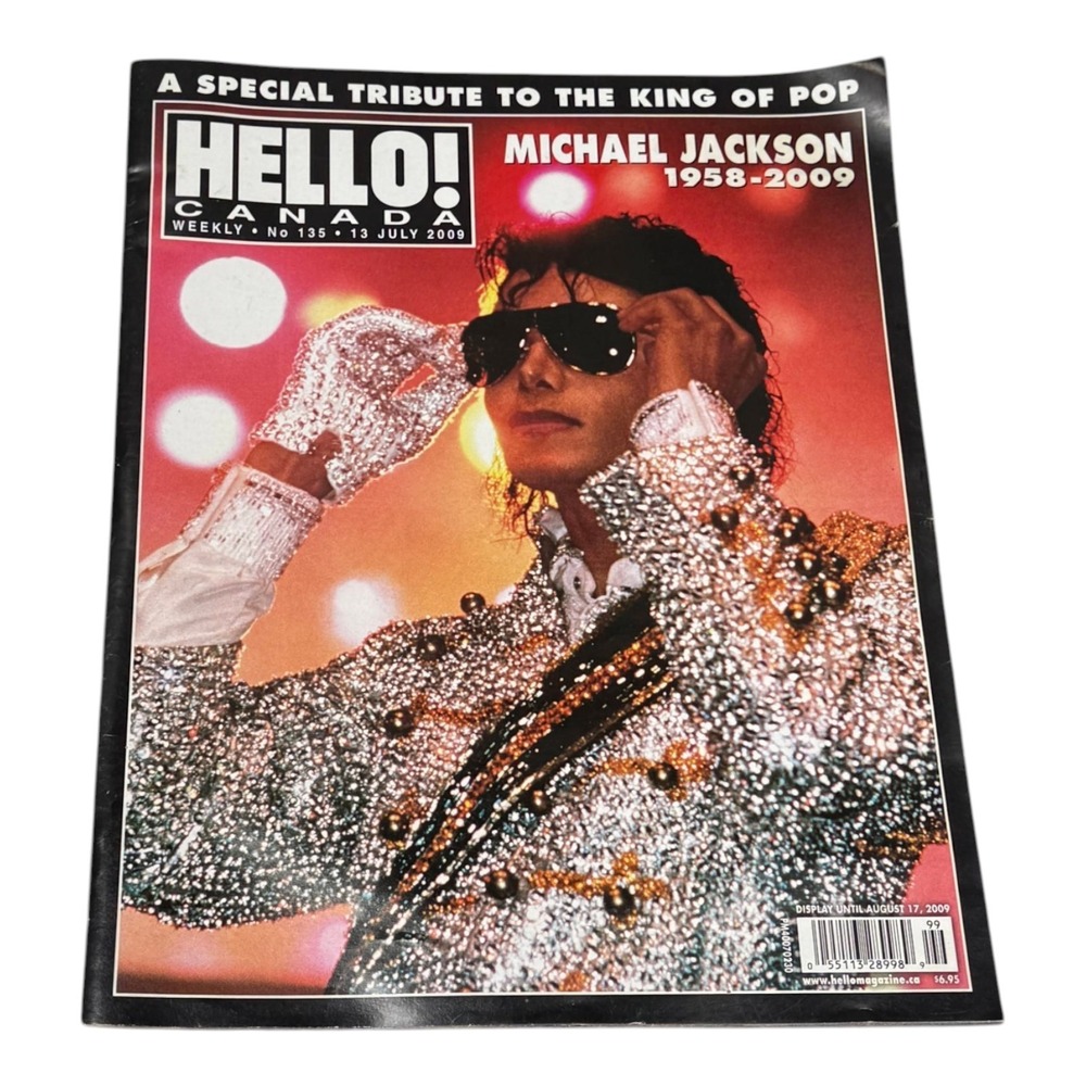 Hello! Magazine Weekly No 135 July 2009 Michael Jackson Tribute At Time of Death